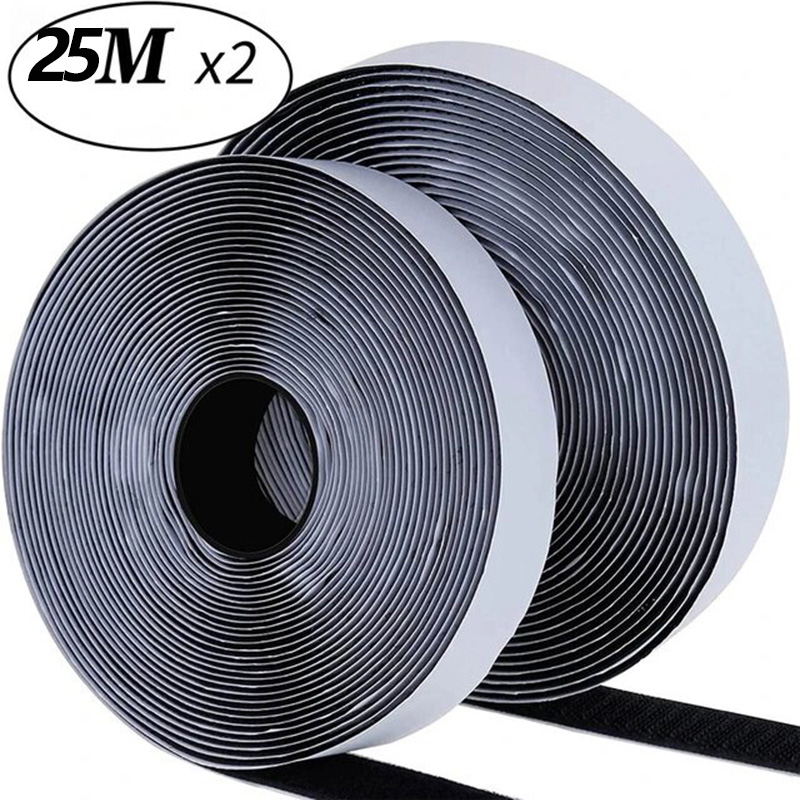 Gear Tie Reusable - Self Adhesive Hook and Loop Tape