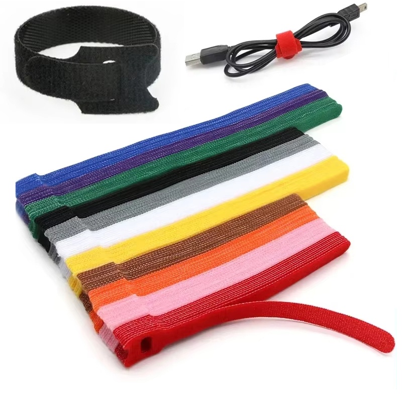Gear Tie Reusable - 10-50PCS Colorful Releasable Cable Ties Wire