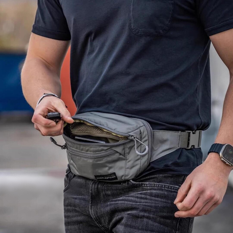 Edc Concealed Carry Fanny Pack - Mens Belt Bag with Adjustable Strap