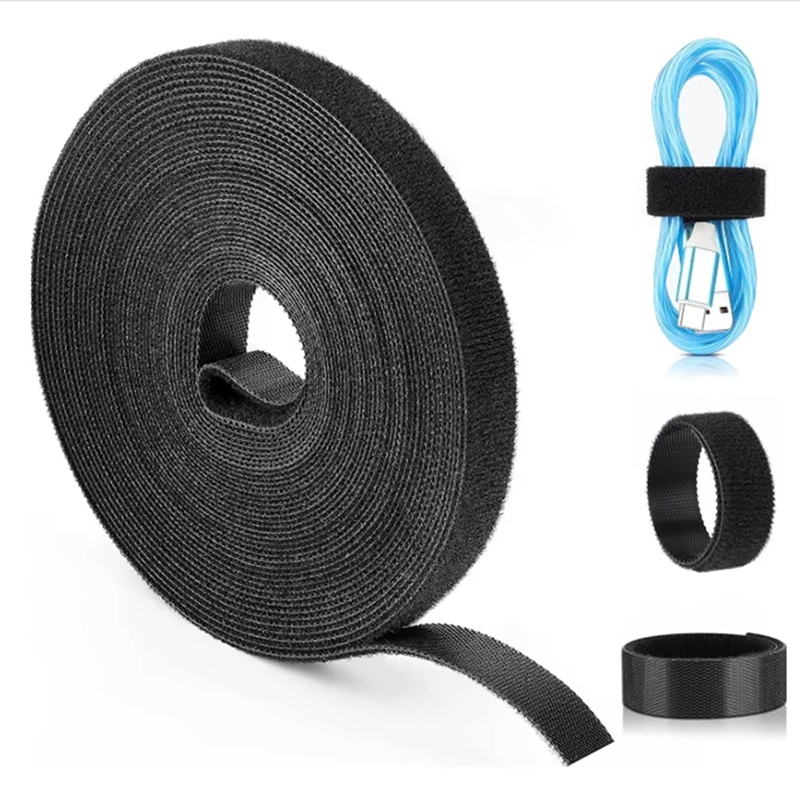 Gear Tie Reusable - 1/3/5M/Roll Reusable Cable Organizer Removable Cable