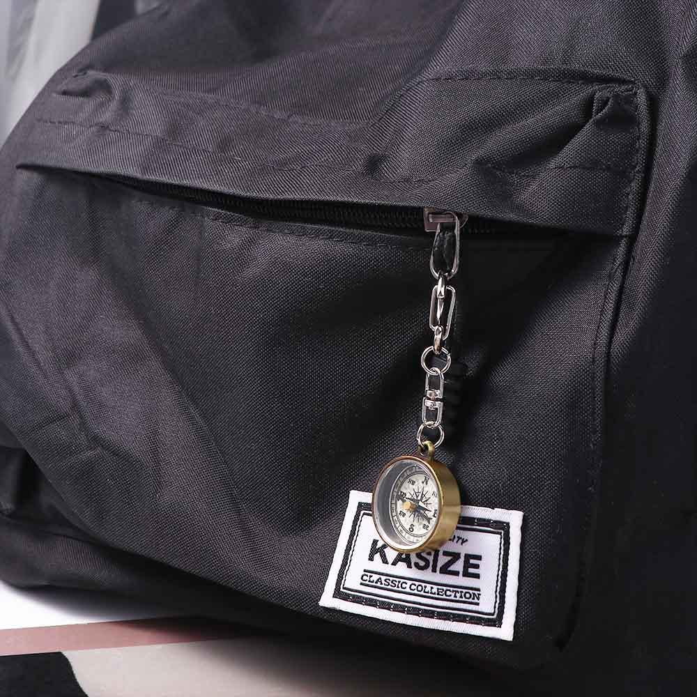 Gold Color Navigation Tools Po - đánh giá và giá Compass Keychain Mini