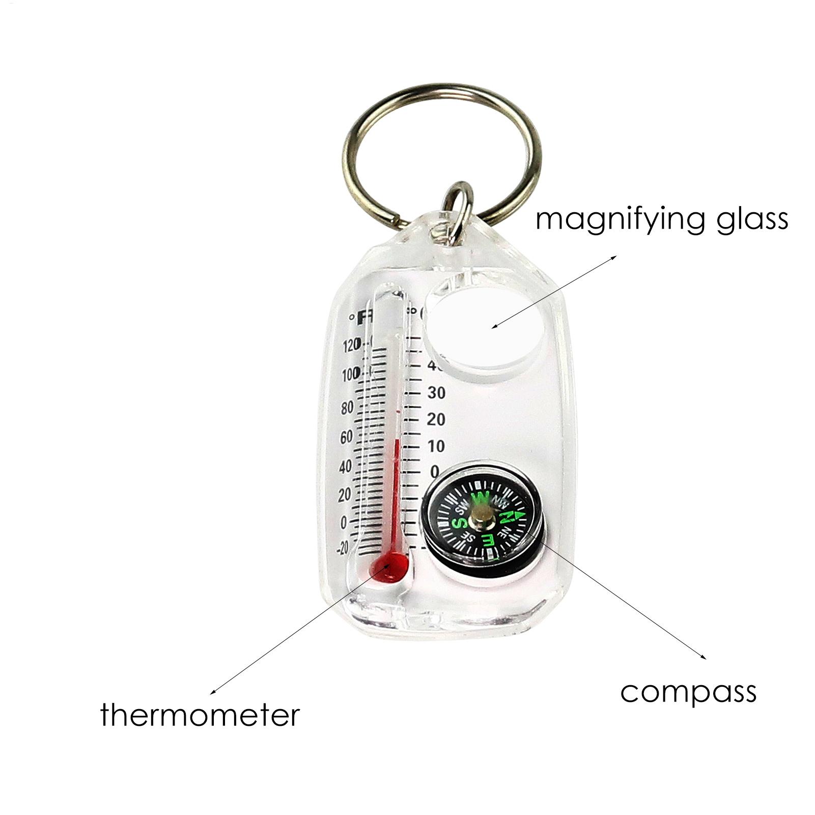 Multifunction Mini Keychain Ca - đánh giá và giá Compass Keychain Mini