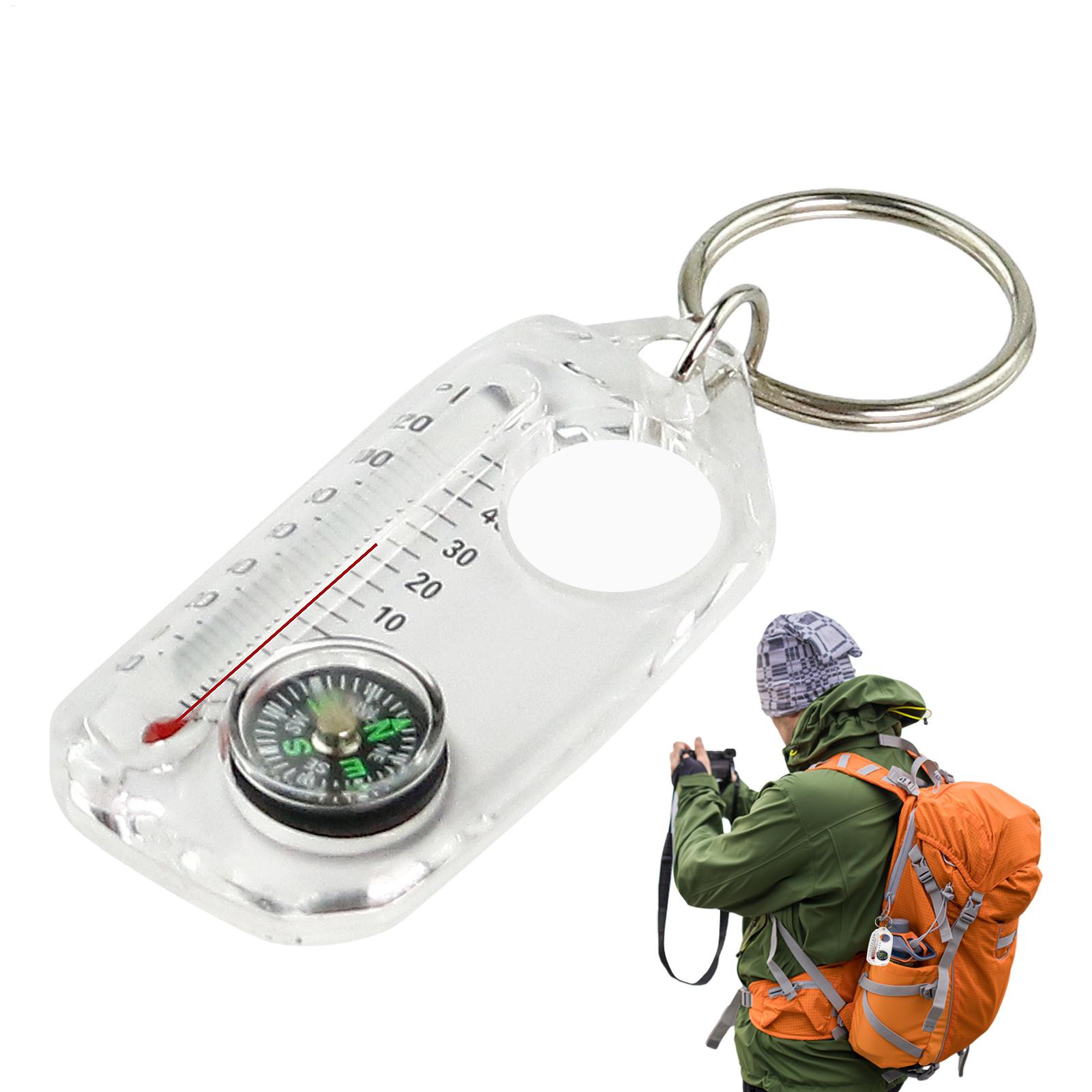 Multifunction Mini Keychain Ca - đánh giá và giá Compass Keychain Mini