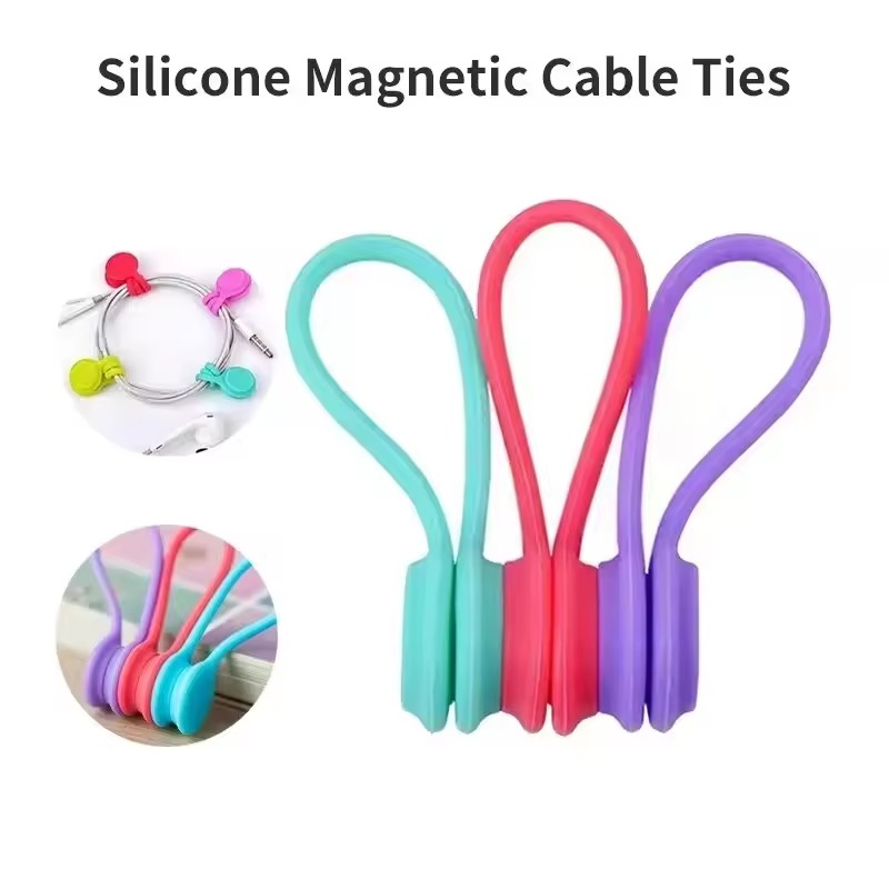 Silicone Magnetic Cable Ties S - đánh giá và giá Gear Tie Reusable
