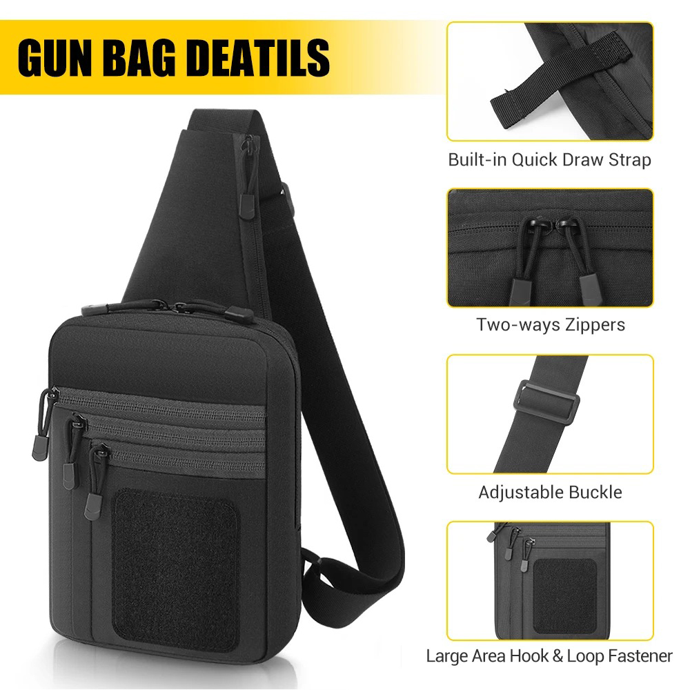 Concealed Carry Chest Gun Bag  - đánh giá và giá Edc Concealed Carry Holster