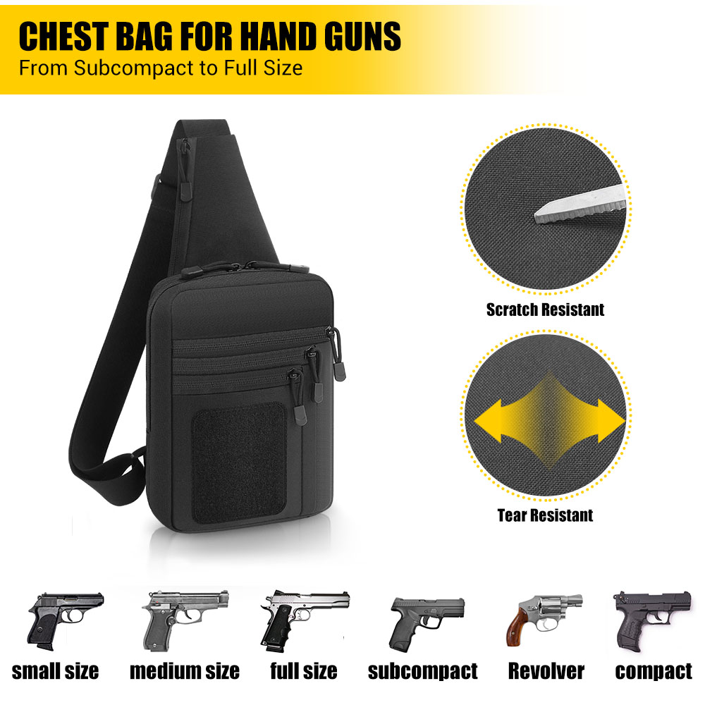 Tactical Pistol Gun Bag Concea - đánh giá và giá Edc Concealed Carry Holster