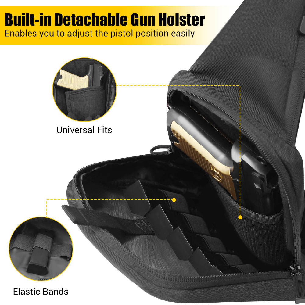 Tactical Pistol Gun Bag Concea - đánh giá và giá Edc Concealed Carry Holster