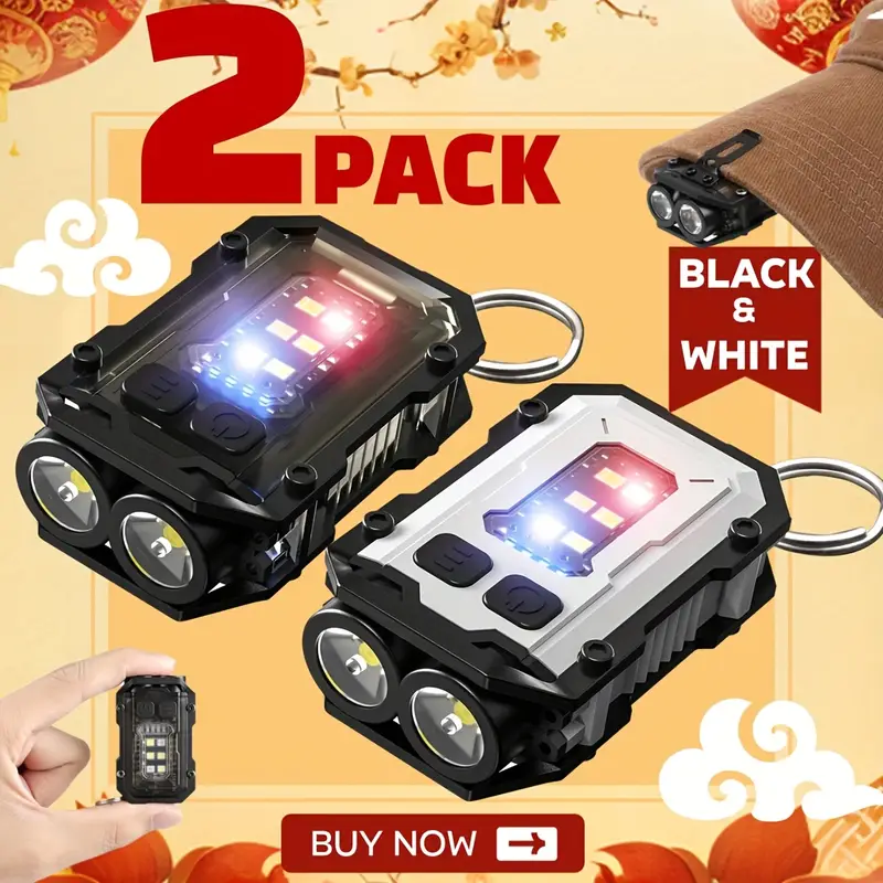 Clip-On Flashlight Rechargeabl - đánh giá và giá Keychain Flashlight