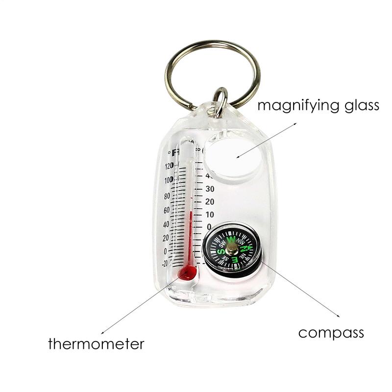 Mini Keychain multifunction Ca - đánh giá và giá Compass Keychain Mini