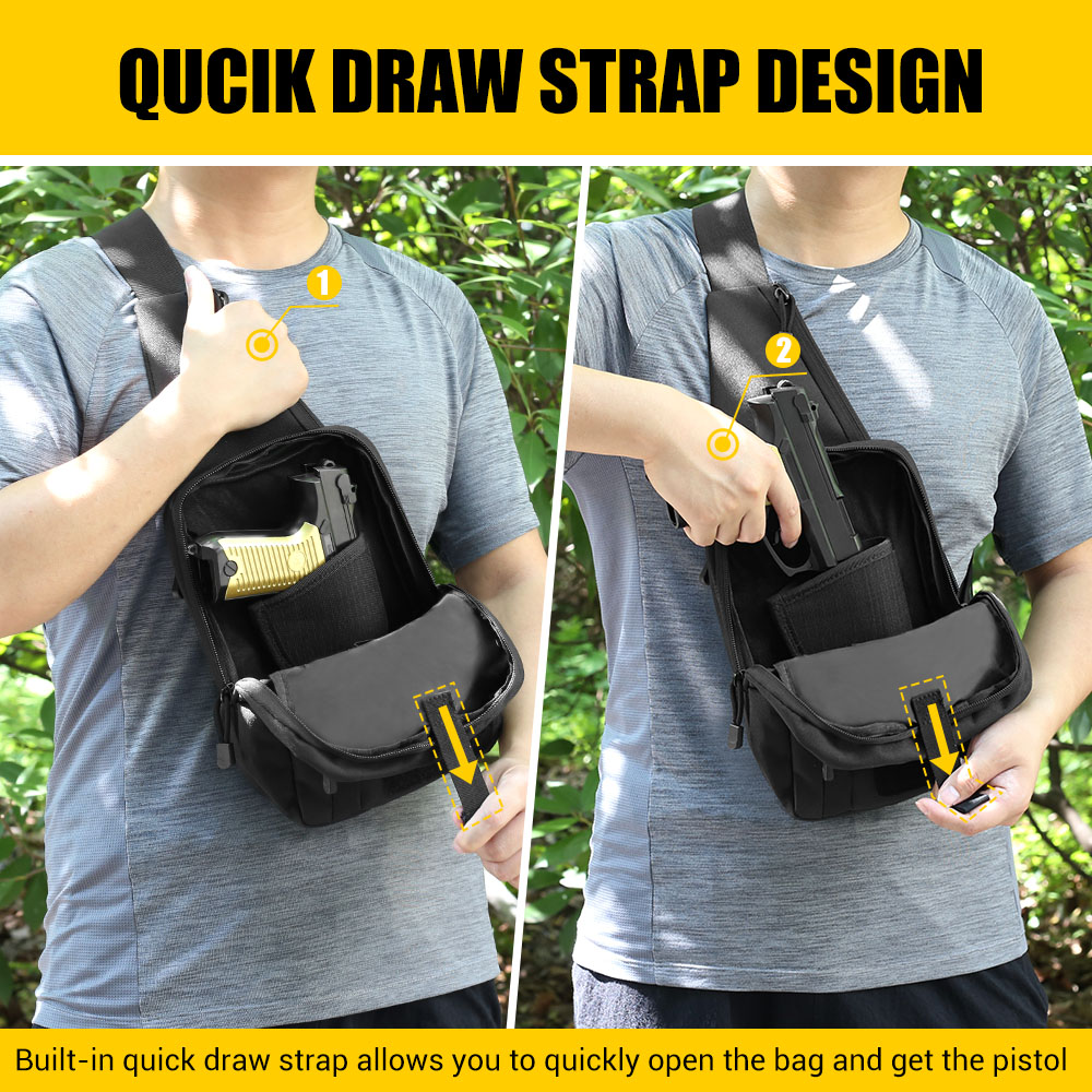 Tactical Pistol Gun Bag Concea - đánh giá và giá Edc Concealed Carry Holster
