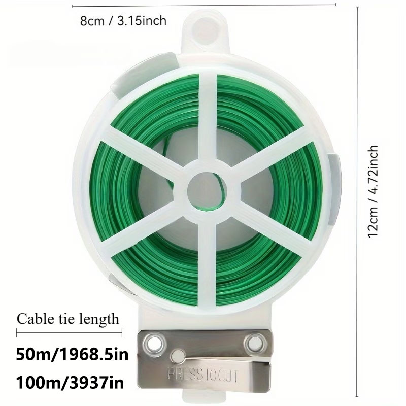 1 Roll Multifunctional Plastic - đánh giá và giá Gear Tie Reusable