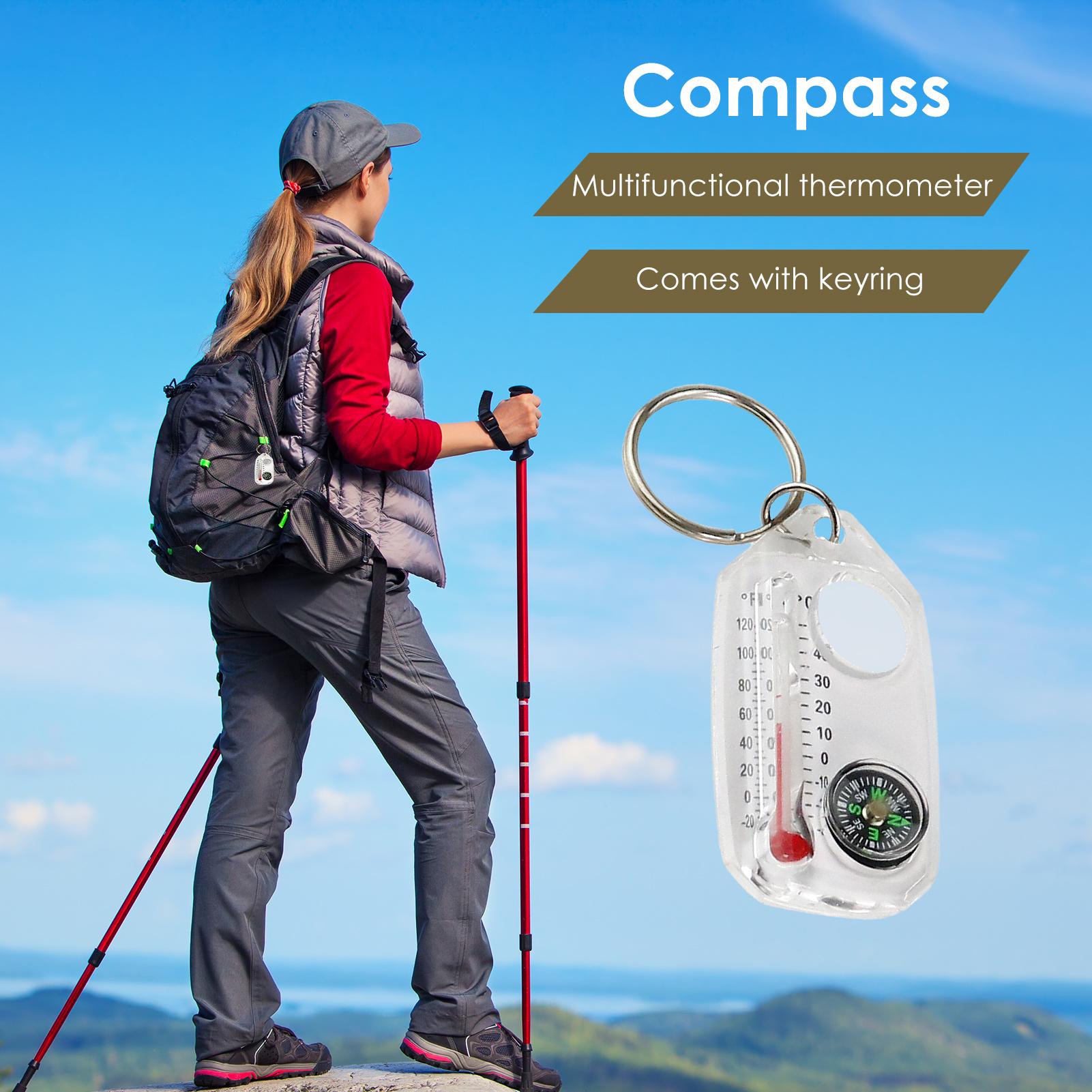 Multi-function Mini Keychains  - đánh giá và giá Compass Keychain Mini