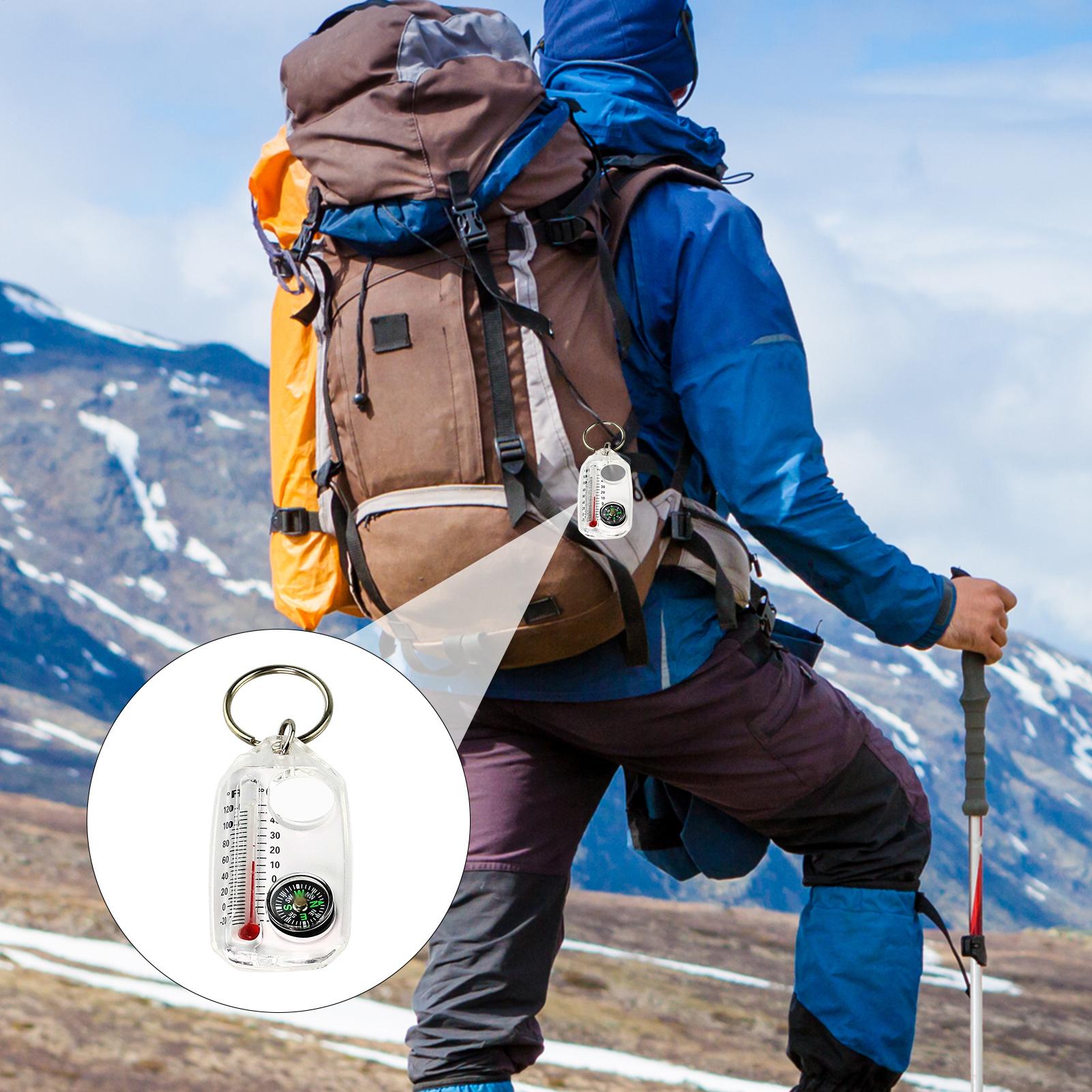 Multi-function Mini Keychains  - đánh giá và giá Compass Keychain Mini