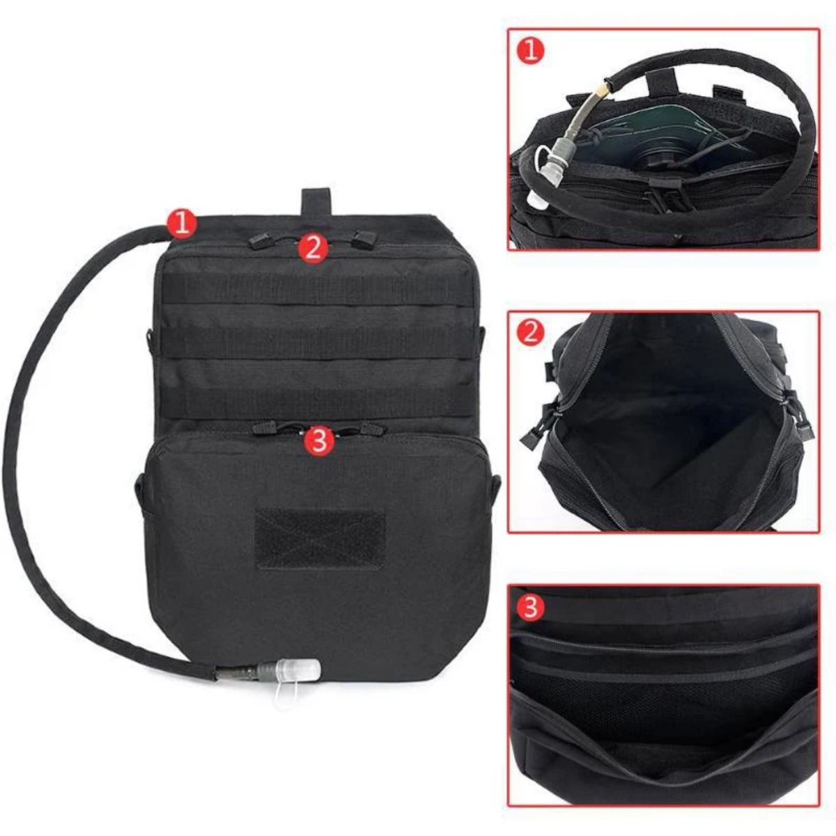 Outdoor Molle Bag Camping Hydr - đánh giá và giá Edc Carry Kit