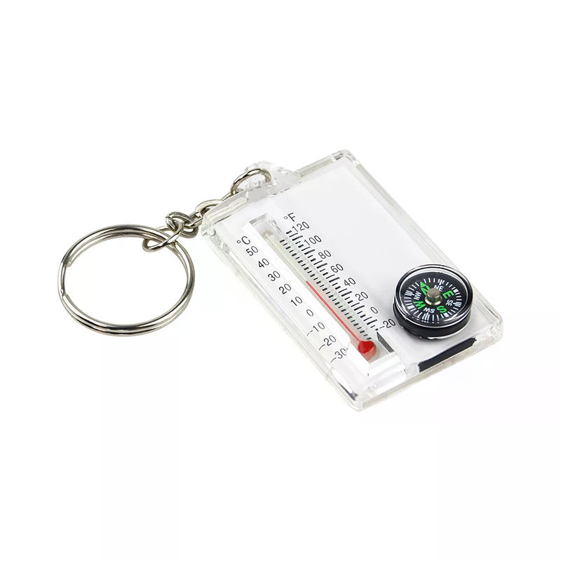 Outdoor Mountaineering Buckle  - đánh giá và giá Compass Keychain Mini