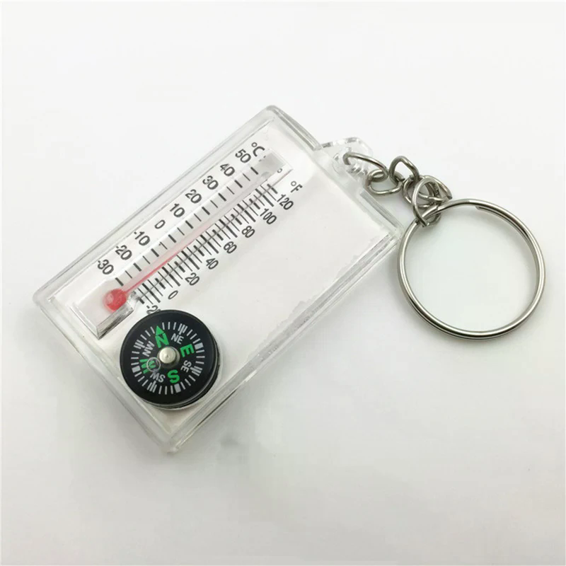 Outdoor Mountaineering Buckle  - đánh giá và giá Compass Keychain Mini