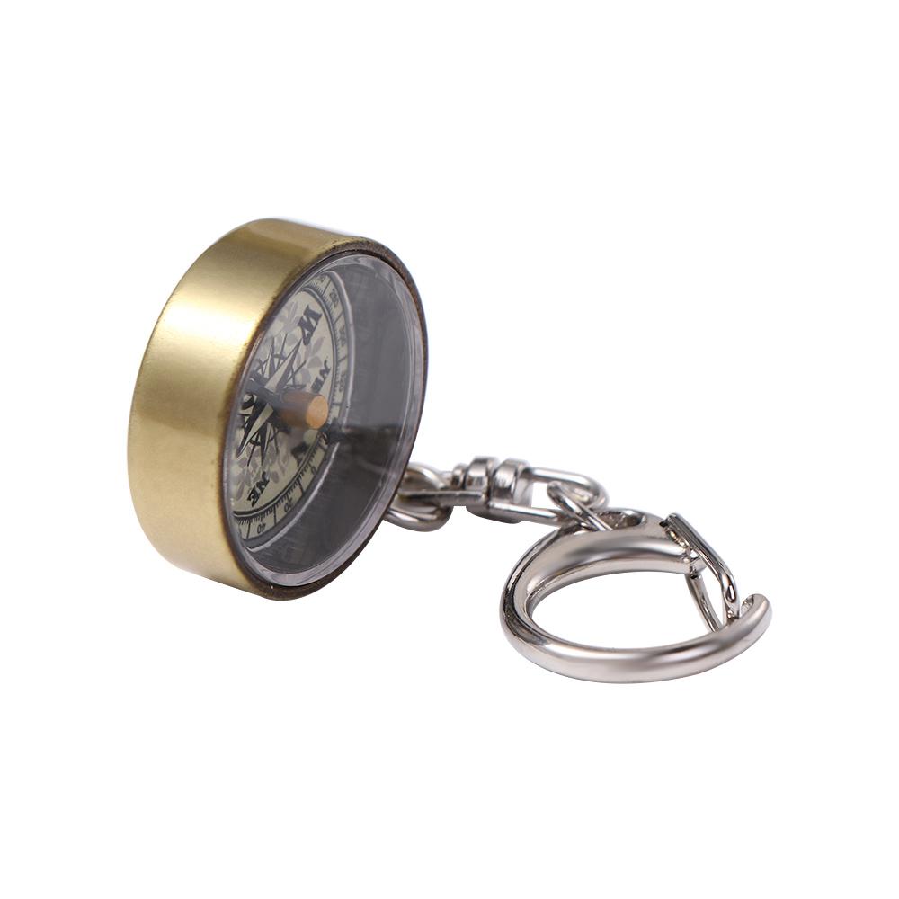 1 PCS Keychain Zinc Alloy Vint - đánh giá và giá Compass Keychain Mini