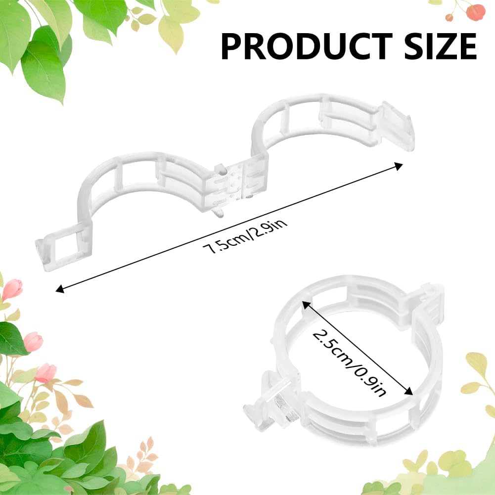 100PCS Plant Support Clips Reu - đánh giá và giá Gear Tie Reusable
