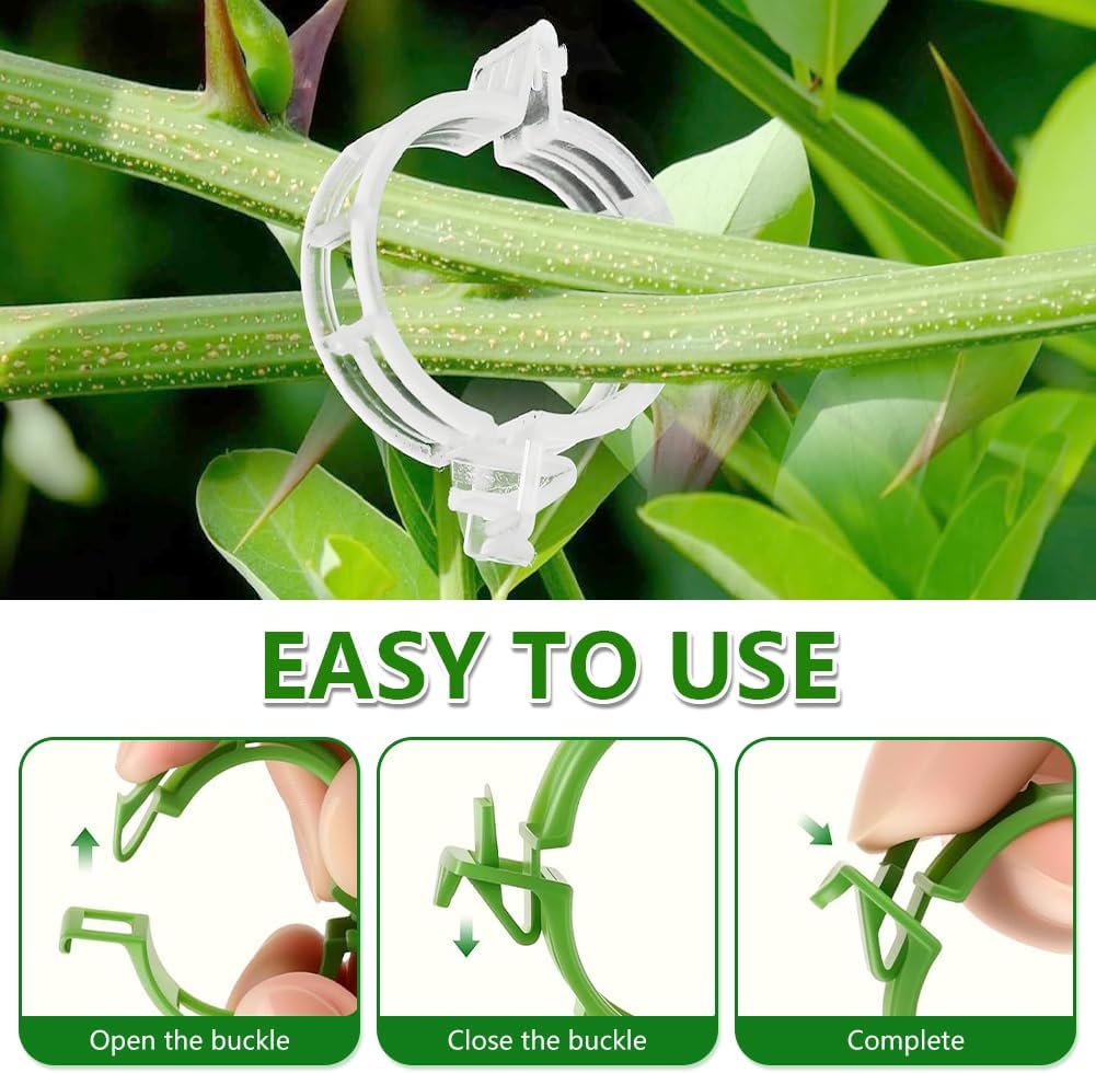 100PCS Plant Support Clips Reu - đánh giá và giá Gear Tie Reusable