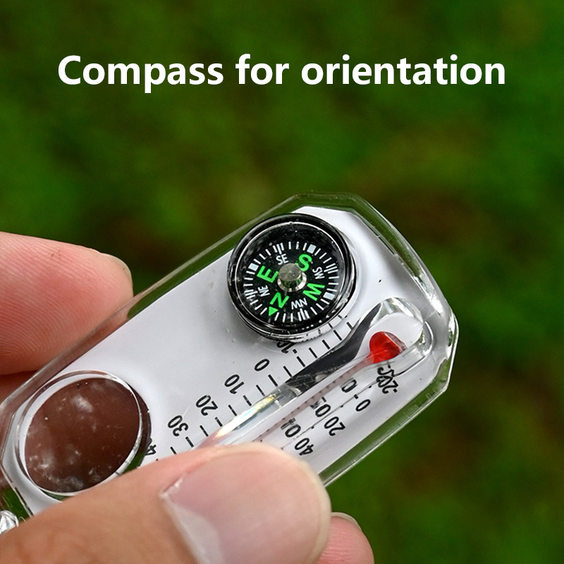 Outdoor Equipment Compass Ther - đánh giá và giá Compass Keychain Mini