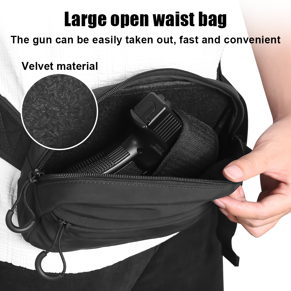 Tactical Crossbody Bag Pistol  - đánh giá và giá Edc Concealed Carry Holster