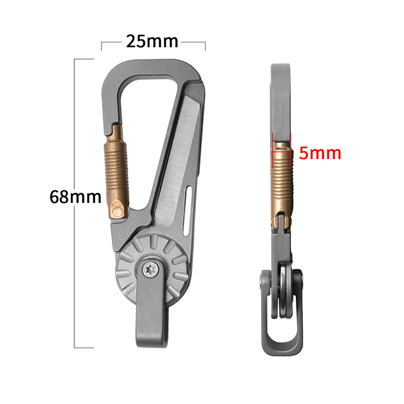 Titanium Alloy Car Keychain fo - đánh giá và giá Edc Carry Essentials