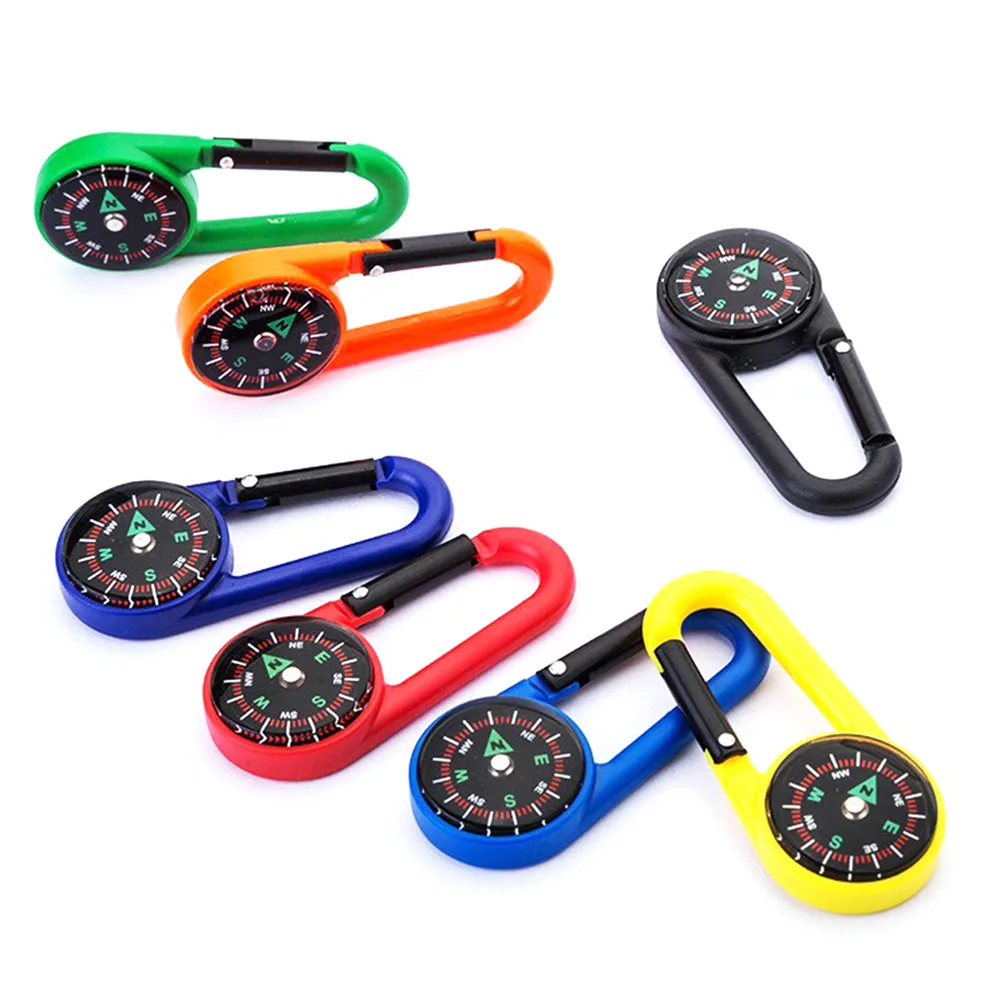 Mini Outdoor Compass Carabiner - đánh giá và giá Compass Keychain Mini