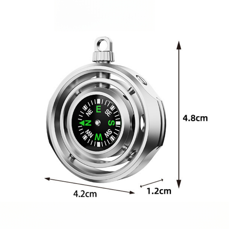 MINI Compass Fingertip Fidget  - đánh giá và giá Compass Keychain Mini