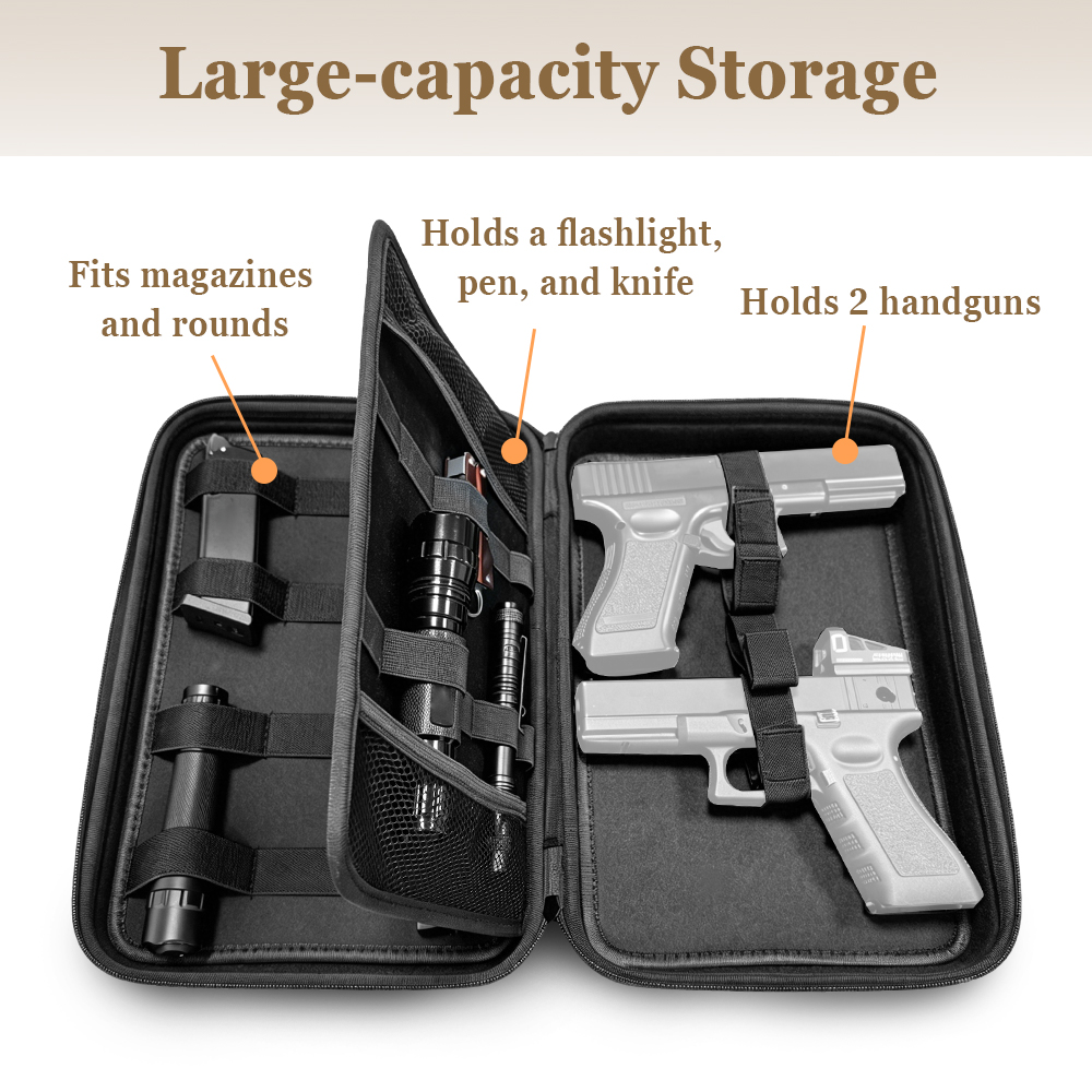 Tactical Pistol Gun Case Dual  - đánh giá và giá Edc Concealed Carry Holster