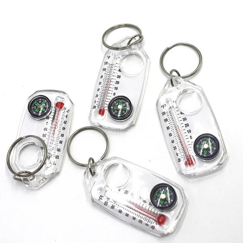 3 in 1 Keychain Compass Portab - đánh giá và giá Compass Keychain Mini
