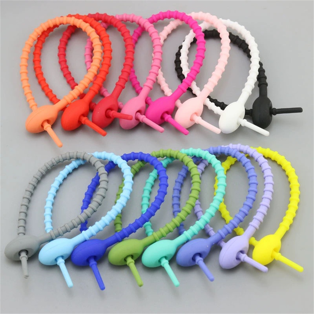 10Pcs/Lot Multi Color Silicone - đánh giá và giá Gear Tie Reusable