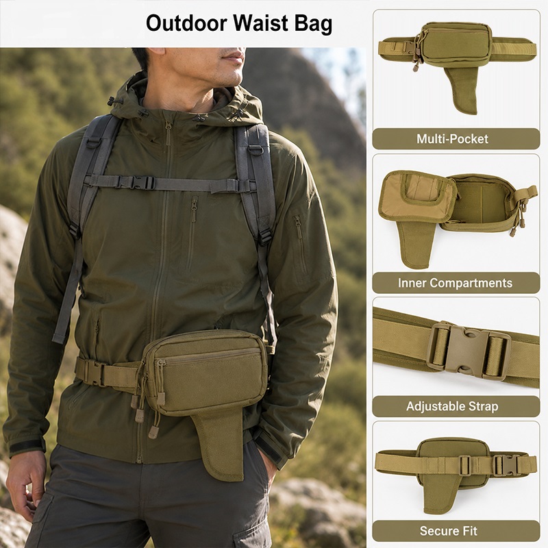 Multifunctional Waist Bag Nylo - đánh giá và giá Edc Concealed Carry Holster