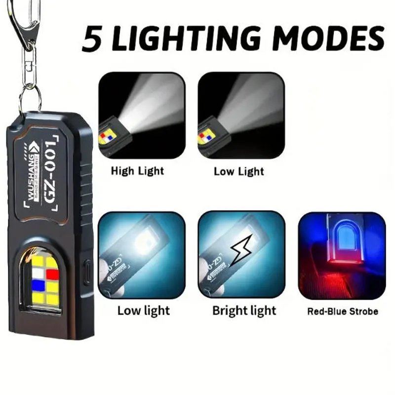 LED Keychain Flashlight Type C - đánh giá và giá Keychain Flashlight