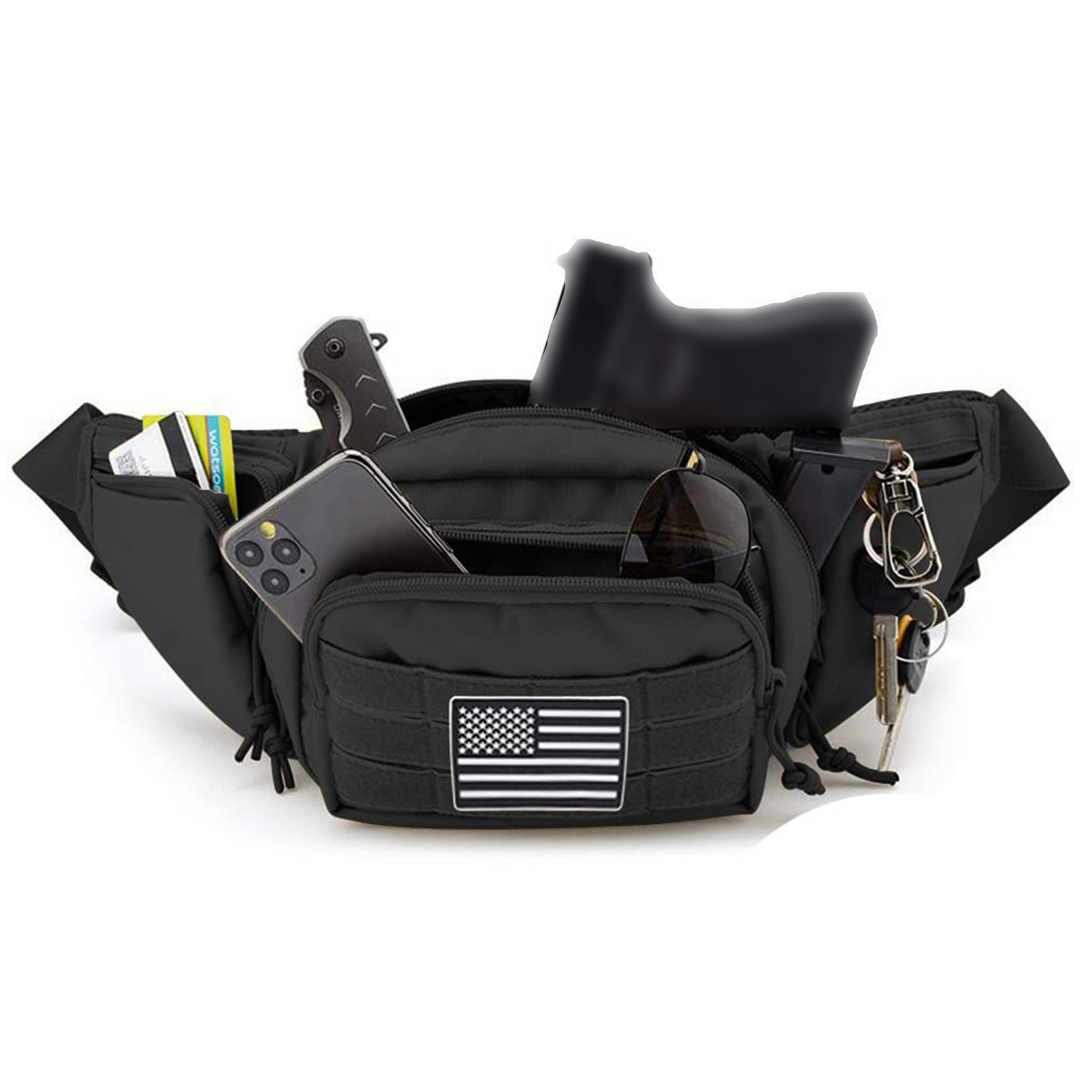 Tactical Fanny Pack Gun Holste - đánh giá và giá Edc Concealed Carry Fanny Pack